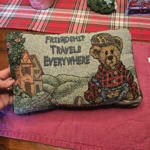 Friendship Travels Everywhere Accent Pillow